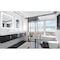 Castello Usa Nile 84-inch Black Vanity Set with White Top and Chrome Handles CB-MC-84BLK-CHR-2053-WH - alternate 8
